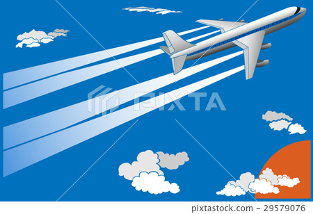planecartoon,eggcartoon 插图素材: vector illustration of cartoon big plane.