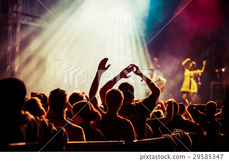 musicfestival,artfestival 图库照片: summer music festival