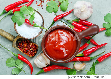 照片素材(图片): chilli sauce