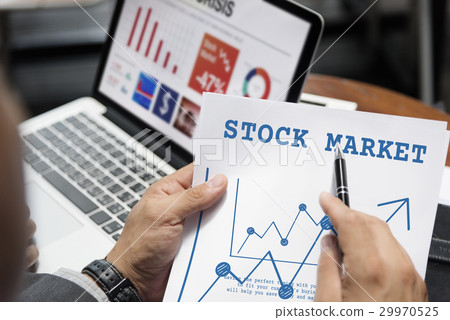 图库照片: stock market exchange economics investment graph