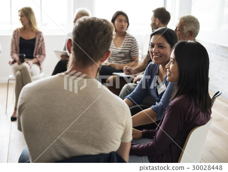 图库照片: people meeting seminar office concept