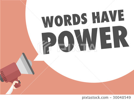 姿势/表情/动作 构图 正面 插图 words have power 首页 插图 姿势