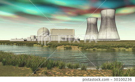 图库插图: nuclear power plant