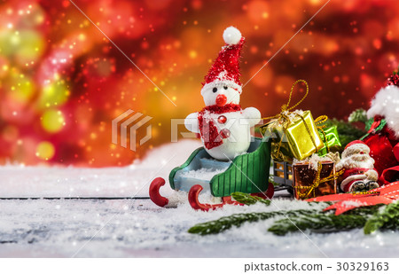 图库照片: christmas and happy new year, winter concept