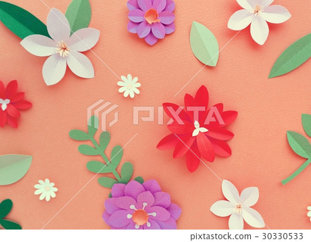 图库照片: flowers handmade design papercraft art