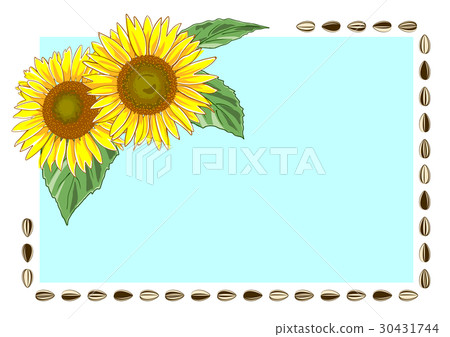 首页 插图 活动/节日 生日 生日卡/卡片 向日葵和种子卡(蓝色)2