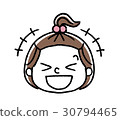 图库插图: 大声笑 一片哄笑声 儿童