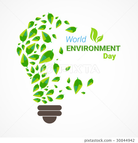 插图素材: world environment day ecology protection holiday