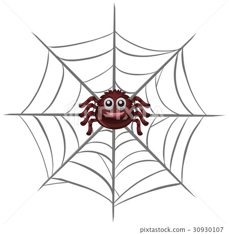 spiderdance,spiderdance简谱 插图素材: happy spider on the web