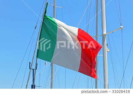 图库照片: italy flag