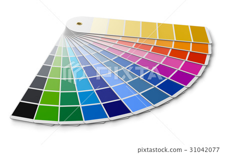 图库插图 pantone color palette guide