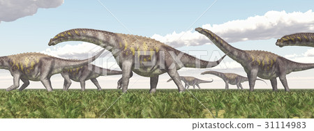 插图素材: dinosaur argentinosaurus 查看全部