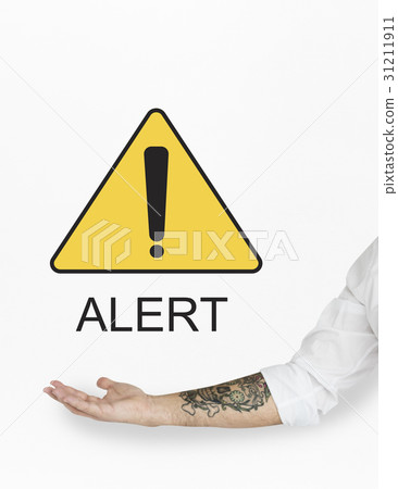 图库照片: alert attention caution critical danger error