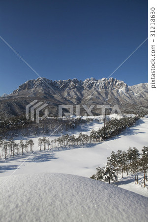 图库照片 蔚山岩,soraksan山,goseong县,江原道