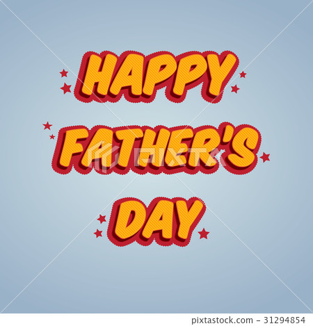 插图素材: happy father`s day gift card