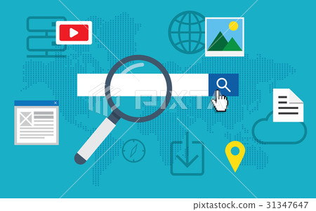 插图素材: search engine optimization.