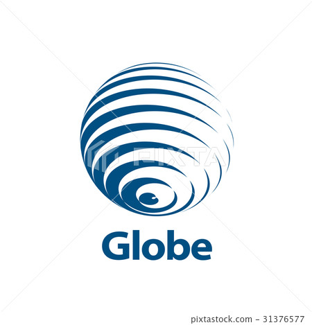 插图素材: vector logo globe
