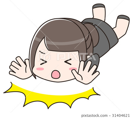 插图素材: 招聘服装中的一名女性,她的暴力和受伤情绪遭到破坏 查看