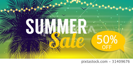 插图素材: summer sale banner template for your business 查看全部