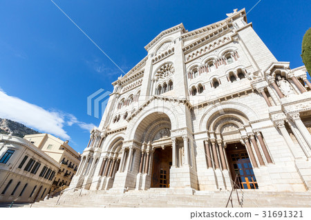 图库照片: monaco saint nicholas cathedral