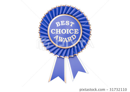 图库插图: best choice award, prize, medal or badge