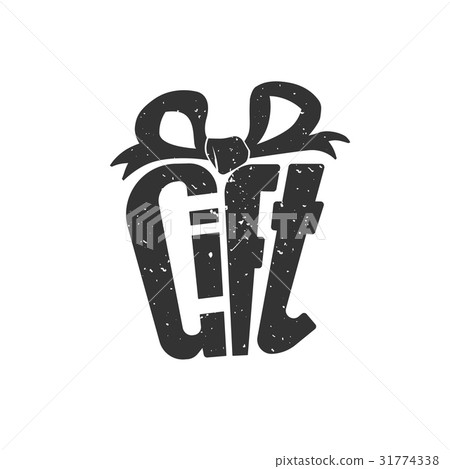 插图素材: vector logo for gift