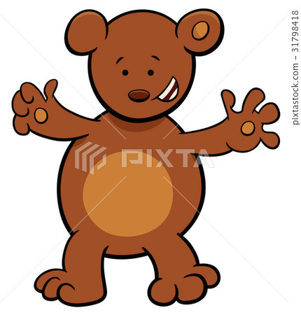 插图素材: little bear cartoon character