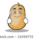 插图素材: cute smile potato character cartoon style