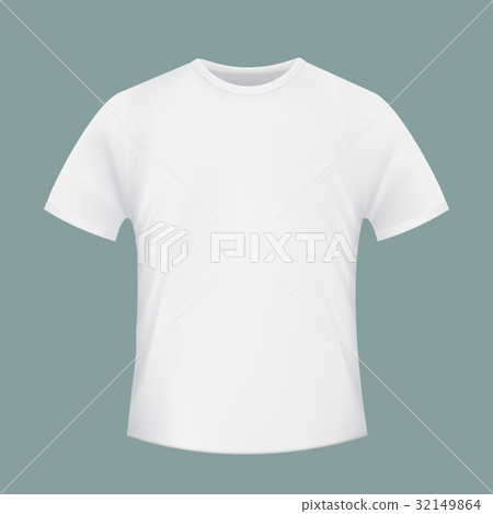 图库插图: white blank t-shirt.
