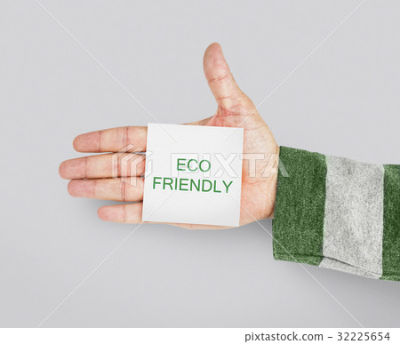 图库照片: eco friendly responsibility nature environment word