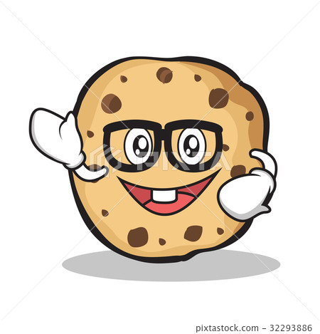 插图素材: geek sweet cookies character cartoon