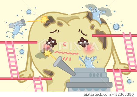 插图素材: cartoon tooth decay 查看全部