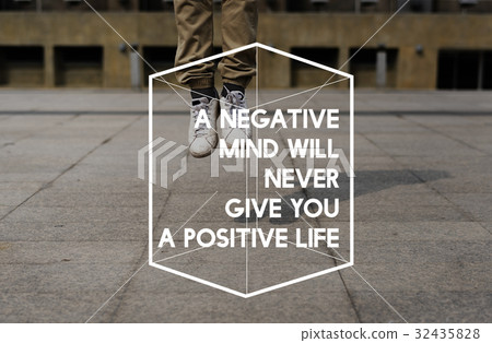 negativelove,negativeenergy 图库照片: negative mind never give you positive life motivation