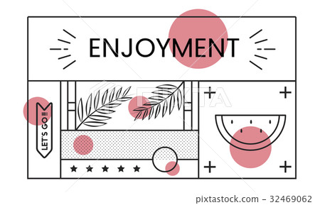 图库插图: enjoyment holiday vacation chill concept