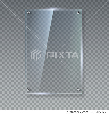 plate glass structure,timberstructure 插图素材: blank, transparent vector glass plate. vector