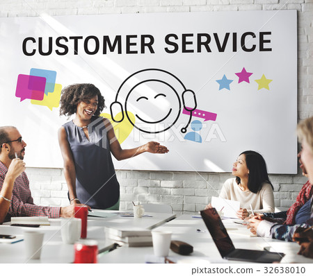 图库照片 customer service interaction help concept