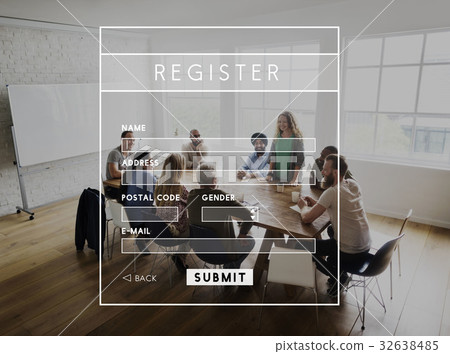 照片素材(图片): register username account summit banner