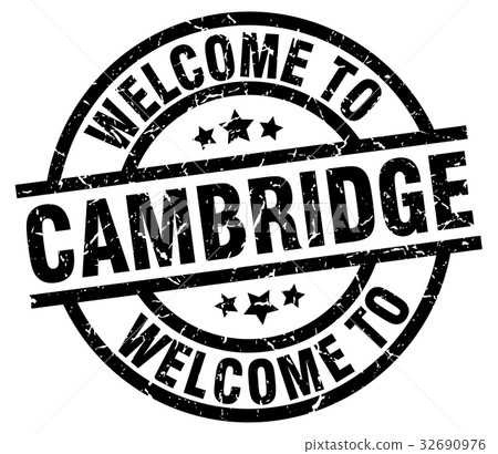 插图素材: welcome to cambridge black stamp