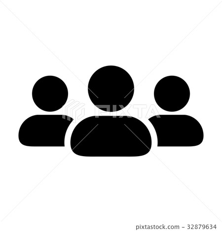 插图素材: team icon vector user group of people illustration