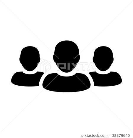 Team Icon Vector User Group Of People Illustration Stock Illustration