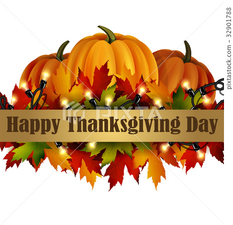 图库插图: happy thanksgiving day