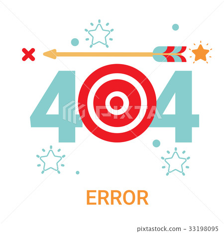 图库插图: error icon 404 not found broken message banner