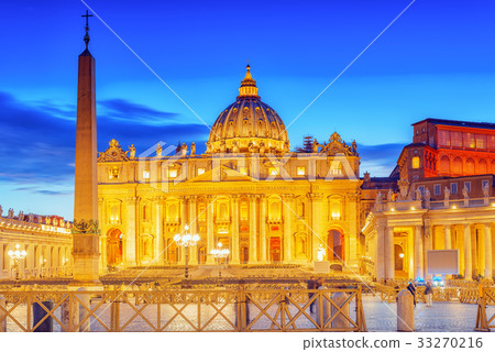 peter's square and st. peter's basilica