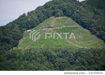 图库照片 kyoto higashiyama意岳大文字(大文字山)