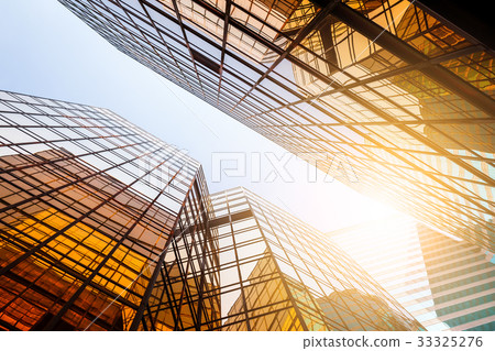 stock photo: tall building from low angle
