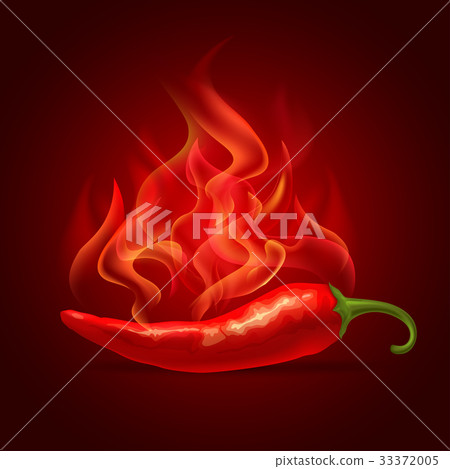 插图素材: red chili pepper