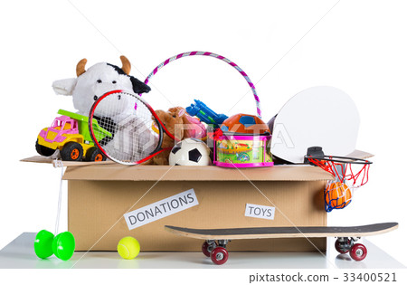 图库照片 toybox to donate