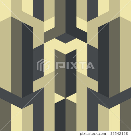 插图素材: abstract geometric pattern vector gothic art deco