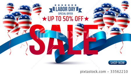 插图素材: labor day sale promotion advertising banner 查看全部