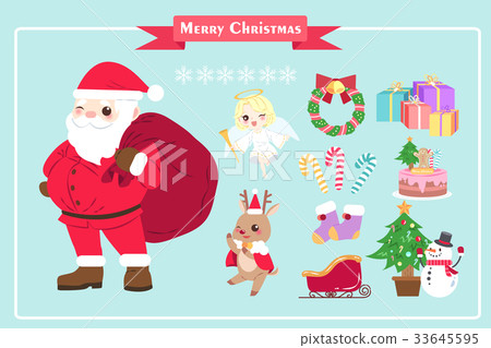 图库插图: merry christmas day